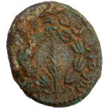 Judaea, Bar Kokhba Revolt. Æ Medium Bronze (10.37 g), 132-135 CE. Year 1 (132/3 CE). 'Simon,