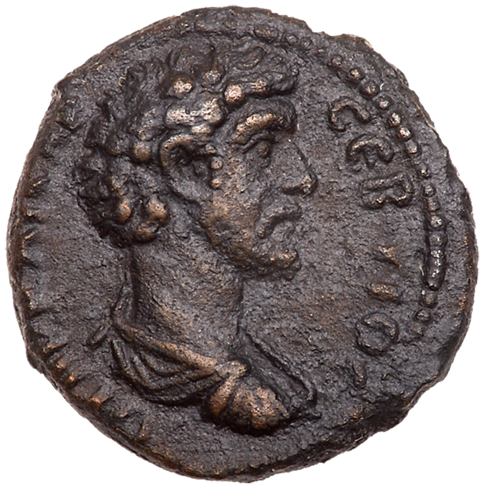 Gadara in Decapolis. Marcus Aurelius. Æ23. (8.08 g), as Caesar, AD 138-161. CY 223 (AD 159/60). OYHP