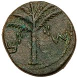 Judaea, Bar Kokhba Revolt. Æ Medium Bronze (12.59 g), 132-135 CE. Year 2 (133/4 CE). 'Sma' (