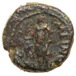 Gaza in Judaea. Pseudo-autonomous issue. Æ 15 (3.76 g), 2nd century AD. CY 192 (AD 130/1). MEINωC,