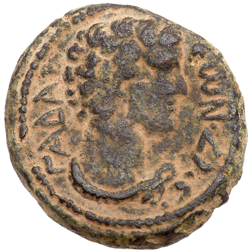 Gadara in Decapolis. Marcus Aurelius. Æ 25 (12.27 g), AD 161-180. CY 224 (AD 160/1). AVT KAIC M - Image 2 of 2