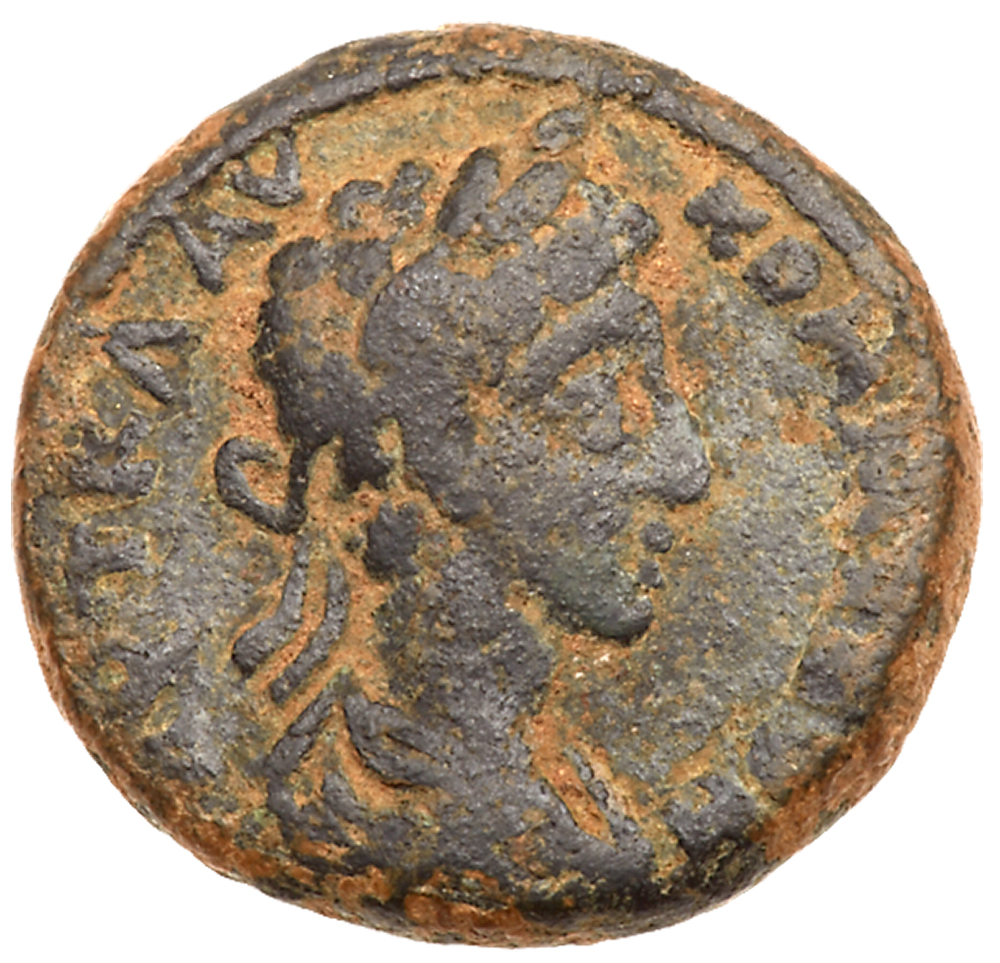 Gerasa. Commodus. Æ 21 (8.77 g), AD 177-192. AVT K Λ AV KOMMOΔON, Laureate, draped and cuirassed