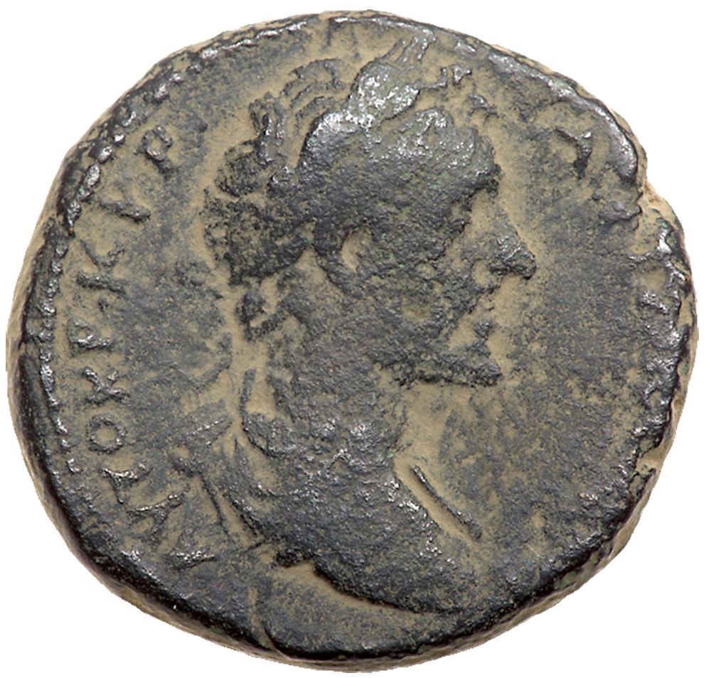 Hippos in Decapolis. Antoninus Pius. Æ 26 (16.30 g), AD 138-161. AYTOKP KYP ANT[ωNEINOC],