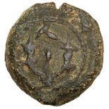 Judaea, Hasmonean Kingdom. John Hyrcanus I. Æ Prutah (2.12 g), 134-104 BCE. Jerusalem. 'Yehohanan