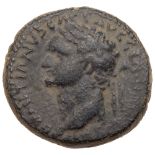 Judaea Capta Coinage. Domitian. Æ (12.78 g), AD 81-96. Judaea Capta issue. Caesarea Maritima in