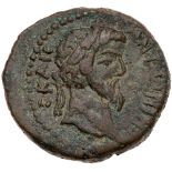Gaza. Marcus Aurelius. Æ 22 (7.59 g), AD 161-180. CY 224 (AD 163/4). KAI? ANTωNINO-C, laureate