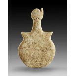 Idol vom Kusura-Beycesultan-Typus. Westasiatisch, 2700 - 2400/2300 v.Chr. H 8cm. Weißer,