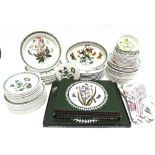 A COLLECTION OF PORTMERION 'BOTANIC GARDEN' including eight dinner plates, eight side plates,
