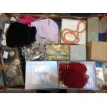 A LARGE QUANTITY OF COSTUME JEWELLERY some cased; includes freshwater and non-nucleated cultured