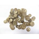 GREAT BRITAIN - ASSORTED SILVER COINAGE, 1920-46 (total approximately 420g).