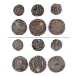 GREAT BRITAIN - ASSORTED HAMMERED SILVER COINAGE comprising an Edward I or Edward II penny; a