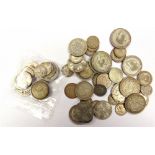 GREAT BRITAIN - ASSORTED SILVER COINAGE (total pre-1920 approximately 118g; total 1920-1946