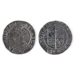 GREAT BRITAIN - ELIZABETH I, SHILLING, POSSIBLY SECOND ISSUE, 1560-1 mint mark A (normally