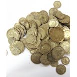 GREAT BRITAIN - ASSORTED SILVER COINAGE, 1920-46 (total approximately 912g).