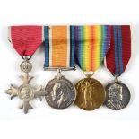 A GREAT WAR & LATER M.B.E. GROUP OF FOUR MEDALS TO PRIVATE A.H. CORNISH, HONORABLE ARTILLERY COMPANY