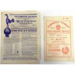 FOOTBALL - ASSORTED PROGRAMMES Approximately ninety-one programmes, mainly 1950s-80s, including