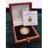 GREAT BRITAIN - ELIZABETH II, BRITANNIA GOLD PROOF £10, 1996 limited edition 819/2500, in case of