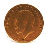 GREAT BRITAIN - GEORGE V, HALF SOVEREIGN, 1913