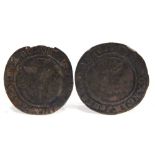 GREAT BRITAIN - ELIZABETH I, SHILLING, 1567 with rose; together with another Elizabeth I shilling,