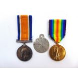 A GREAT WAR PAIR OF MEDALS TO WARRANT SCHOOLMASTER F.L. DAVIES, ROYAL NAVY comprising the British