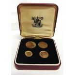 GREAT BRITAIN - ELIZABETH II, MAUNDY MONEY SET, 1974 comprising fourpence, threepence, twopence