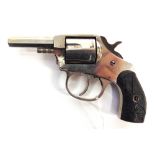 AN AMERICAN BULLDOG FIVE-SHOT DOUBLE-ACTION .32 RIMFIRE REVOLVER circa 1885, of standard