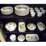 A GROUP OF ROYAL WORCESTER 'EVESHAM' CERAMICS including plates and side plates, ramekins, lidded