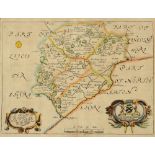[MAPS] Blome, Richard (1635-1705), 'A Mapp of... Rutland', engraved county map, hand-coloured,
