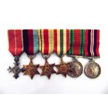 AN M.B.E. GROUP OF SIX MINIATURE MEDALS comprising the Member of the British Empire (Military),
