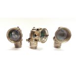 SIX LUCAS CARBIDE BICYCLE LAMPS including a 'Calcia Toura', 'Calcia Club' and 'Aceta', the largest