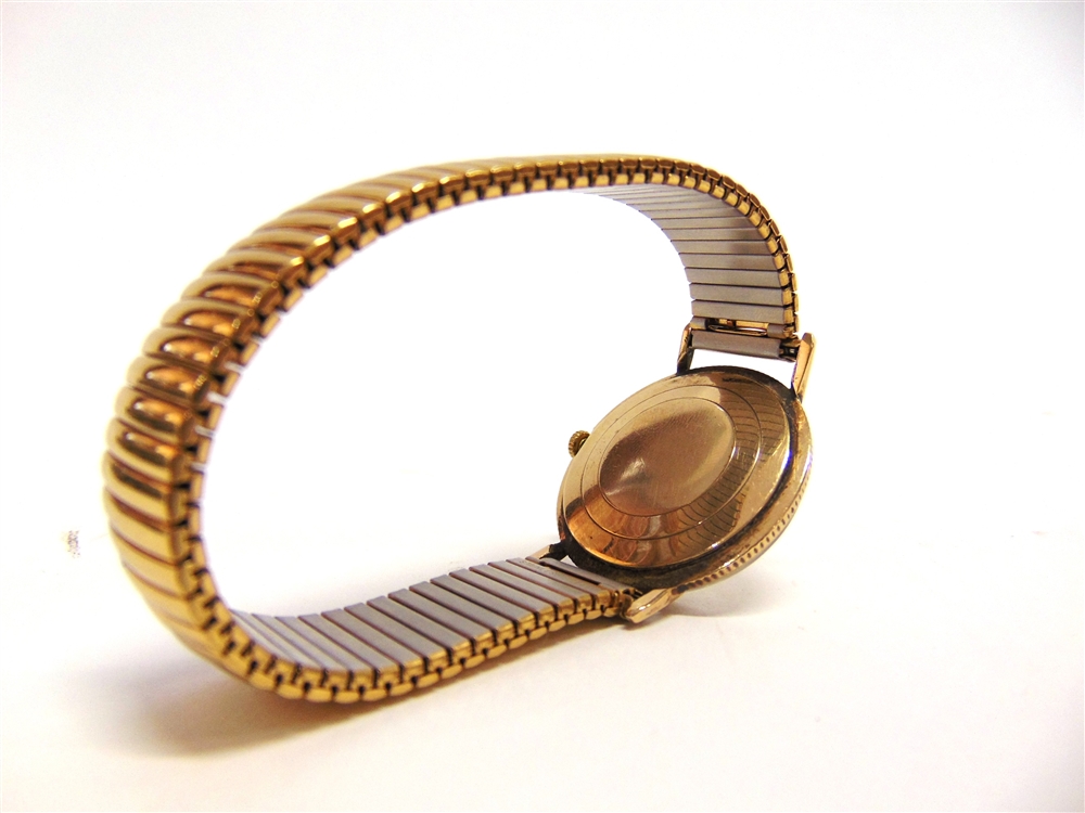ROLEX, PRECISION a gentleman's 9 carat gold mechanical wrist watch, London 1963, the circular - Image 3 of 3