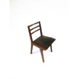 A SET OF FOUR G-PLAN GOMME 'RETFORD' DINING CHAIRS with teak frames and fabric upholstered chairs