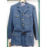 A ROYAL AIR FORCE PILOT OFFICER'S SERVICE DRESS TUNIC & TROUSERS by Gieves.