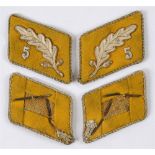 STURMABTEILUNG (SA) - SA STANDARTENFUHRER, COMMANDING OFFICER OF STANDARTE 5 (SCHLESIEN) COLLAR TABS