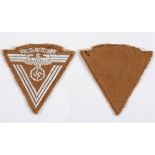 NATIONAL SOZIALISTISCHES KRAFTFAHR KORPS (NSKK) - OLD FIGHTER'S' SLEEVE CHEVRON (ARMWINKEL FUR