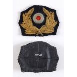 TECHNISCHE NOTHILFE (TENO) - TN OFFICERS Bullion Visor Cap Insignia, regulation pattern.