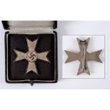 WAR MERIT CROSS 1ST CLASS WITHOUT SWORDS 1939 (KRIEGSVERDIENSTKREUZ OHNE SCHWERTER) silver-plated