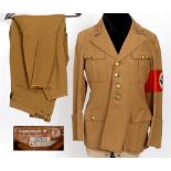 NATIONAL SOZIALISTISCHE DEUTSCHE ARBEITERPARTEI (NSDAP) - A POLITICAL LEADERS UNIFORM OF