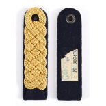 STURMABTEILUNG (SA) - SA STURMBANNFUHRER SHOULDER BOARD, GROUP BERLIN BRANDENBURG OR GROUP