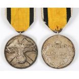 MINE RESCUE SERVICE DECORATION 1936 (GRUBENWEHR EHRENZEICHEN) silver Medal 1938, with original