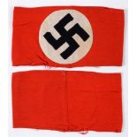 NATIONAL SOZIALISTISCHE DEUTSCHE ARBEITERPARTEI (NSDAP) - ARMBAND early war type, of multi-piece