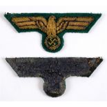 DAS DEUTSCHE HEER - ARMY GENERALS HAND EMBROIDERED BULLION NATIONAL BREAST EAGLE with out-