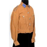 STURMABTEILUNG (SA) - MANN BROWN SHIRT (DIENSTHEMD) '21ST STRUM - 137TH STANDARTE - HANSA' of tan