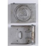 REICHSARBEITDIENST (RAD) - BELT BUCKLE two-piece aluminium box type buckle, of regulation pattern,