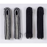 TECHNISCHE NOTHILFE (TENO) - 'SCHARFUHRER' SHOULDER BOARDS of aluminium and black cord