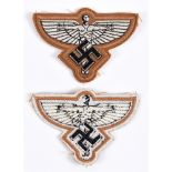 NATIONAL SOZIALISTISCHE FLIEGERKORPS (NSFK) - ENLISTED RANKS CLOTH BREAST INSIGNIA machine