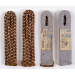 STURMABTEILUNG (SA) - SA MANN SHOULDER BOARDS Second pattern (1939) double rows of brown-coloured