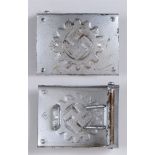 DEUTCHES ARBEITS FRONT (DAF) BELT BUCKLE aluminium box type buckle of regulation pattern, the