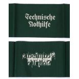 TECHNISCHE NOTHILFE (TENO) - ARMBAND (ARMELBINDE) BY BEVO OF WUPPERTAL machine woven construction,