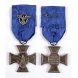 POLIZEI - POLICE LONG SERVICE AWARD 1938 (POLIZEI DIENSTAUSZEICHNUNGEN) 2ND CLASS IN SILVER FOR 18